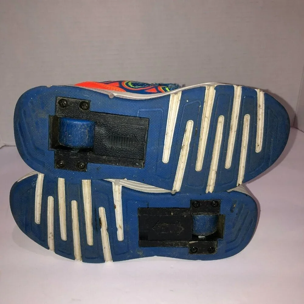 Kids Blue and Orange Wheelys